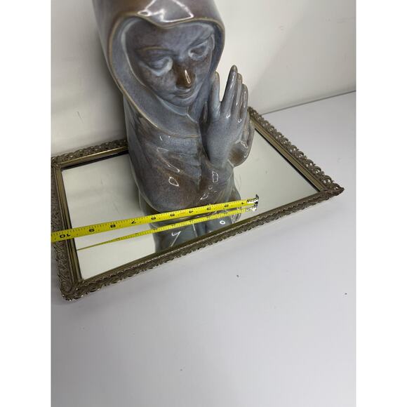 Large Vintage Ceramic Praying Virgin Mary madonna bust sculpture statue - Picture 8 of 10